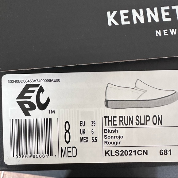 New Kenneth Cole The Run Slip On Sneakers sz 8 - Picture 7 of 7